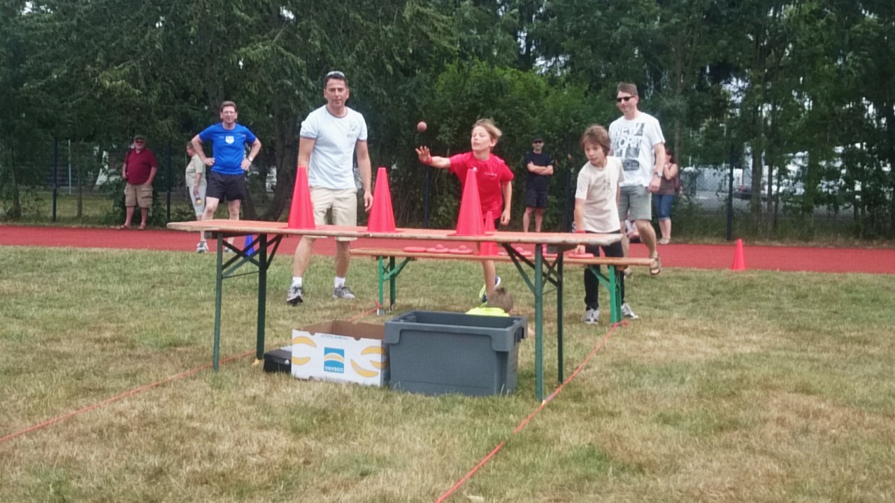 Biathlon-Station Zielwurf